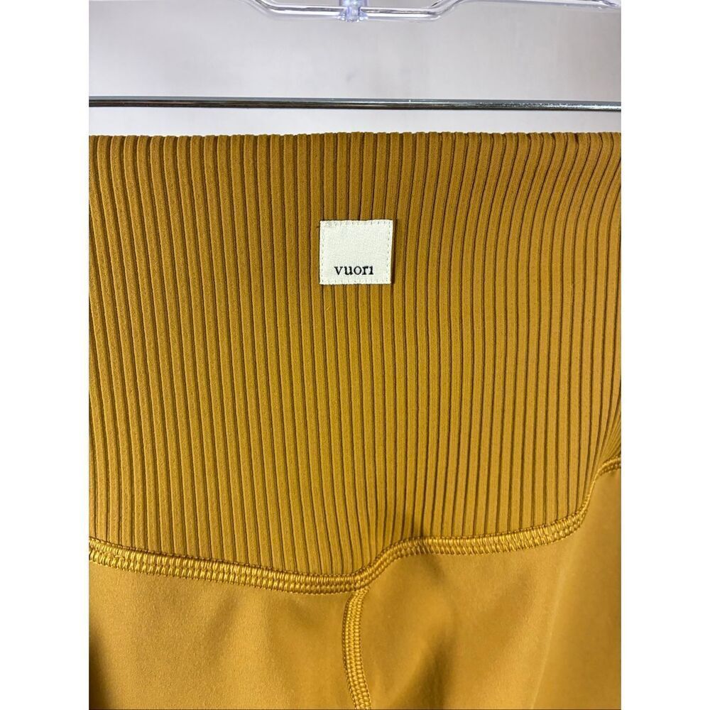 Vuori NWT Rib Studio Legging in Dark Golden Size XS - Picture 3 of 8